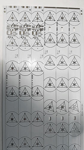 雙面鋁基板白色無鉛噴錫